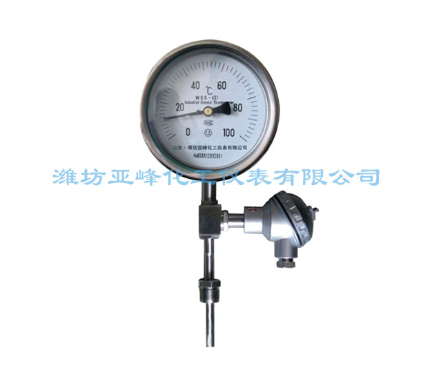 帶熱電偶（阻）雙金屬溫度計